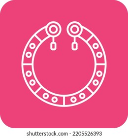 Bracelet vector icon. Can be used for printing, mobile and web applications.