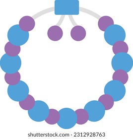 Bracelet Vector Icon Flat Style