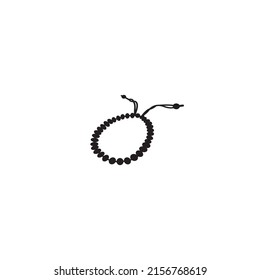 bracelet vector icon illustration logo design.