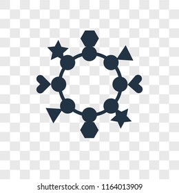 Bracelet vector icon isolated on transparent background, Bracelet logo concept
