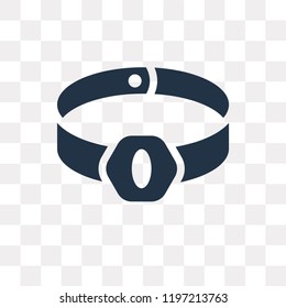 Bracelet vector icon isolated on transparent background, Bracelet transparency concept can be used web and mobile