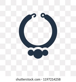 Bracelet vector icon isolated on transparent background, Bracelet transparency concept can be used web and mobile