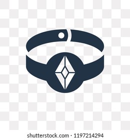 Bracelet vector icon isolated on transparent background, Bracelet transparency concept can be used web and mobile
