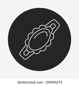 bracelets line icon