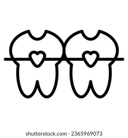 Braces free medical icon vector design illustration