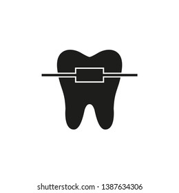 Braces icon. Simple vector illustration.