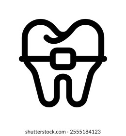 braces icon. vector line icon for your website, mobile, presentation, and logo design.