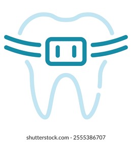 Braces icon for web, app, infographic, etc