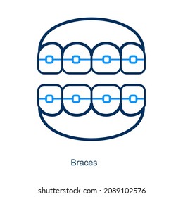 Concepto De Icono De Pérdidas O Pérdidas Dientes