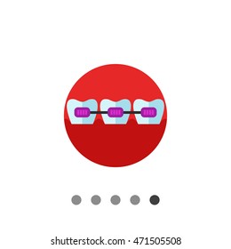 Braces Vector Icon