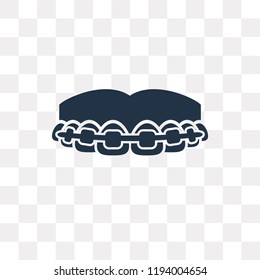 Braces Vector Icon Isolated On Transparent Background, Braces Transparency Concept Can Be Used Web And Mobile