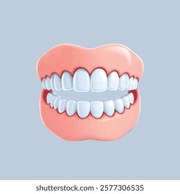 Braces Vector Illustration for Dental Care