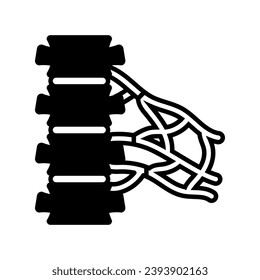 Brachial Plexus icon in vector. Logotype