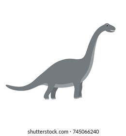 Brachiosaurus dinosaur vector