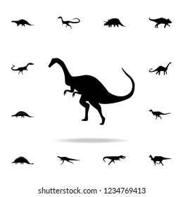 Brachiosaurus icon. Detailed set of dinosaur icons. Premium graphic design. One of the collection icons for websites, web design, mobile app