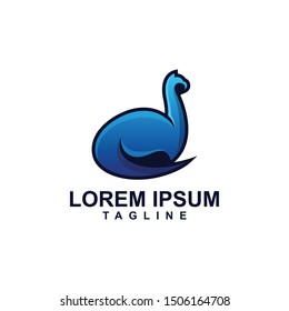 Brachiosaurus Mascot Logo Template Design