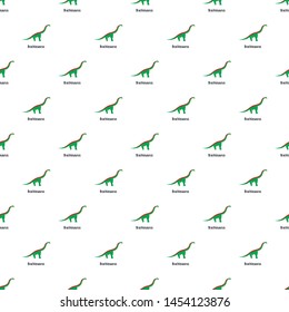 Brachiosaurus pattern seamless vector repeat for any web design