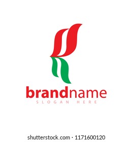 bracket abstract logo template stock template