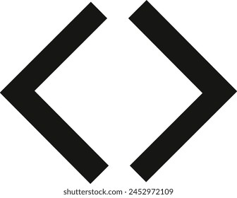bracket icon design eps 10