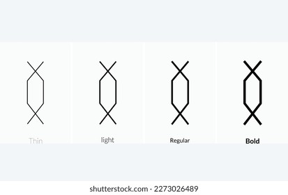 brackets angle icon.Thin, Light Regular And Bold style design isolated on white background.