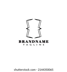 brackets logo cartoon icon design template black modern isolated vector shapes