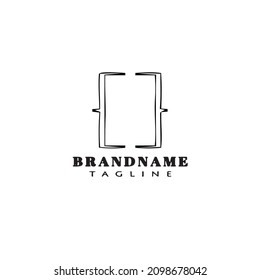 Klammern Logo-Konzept-Symbol-Design-Vorlage Schwarz, moderne einzelne Vektorgrafik