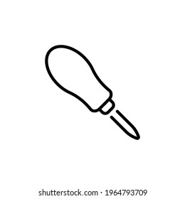 Bradawl icon in vector. Logotype