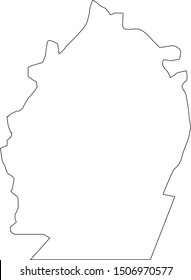 bradley County map in Tennessee state