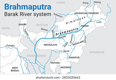 Brahmaputra and Barak River Basins
