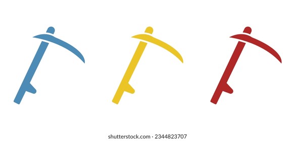 braid icon on a white background, vector illustration