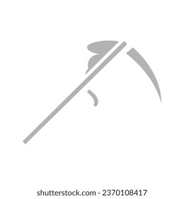 braid icon on a white background, vector illustration