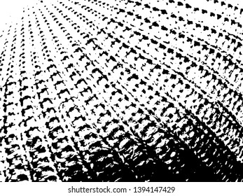 Braided Basket Texture Background. Vector illustration. Light Distressed Background. Ink Print Distress Background. Grunge Texture. 