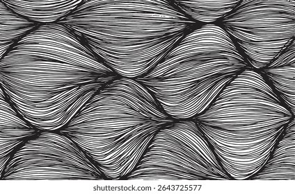 Image vectorielle arrière-plan texturé cheveux tressés