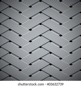 braided metallic background