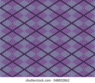 braided pattern of beads