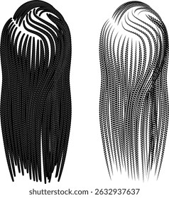 braids hair long women beauty fashion style hair cut