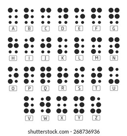 Braille Alphabet Font