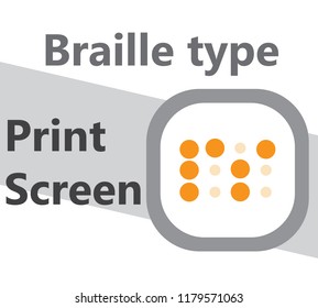 Braille, blind people