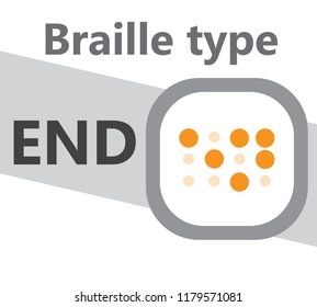 Braille, blind people 