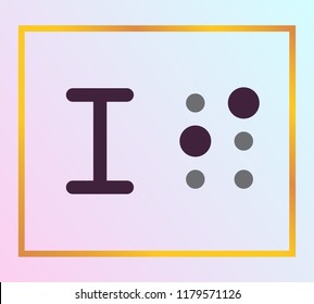 Braille, blind people 