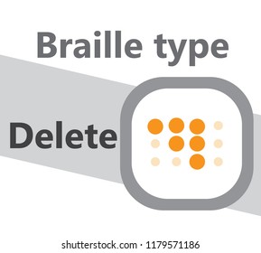Braille, blind people 