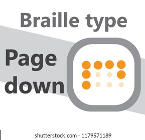 Braille, blind people 