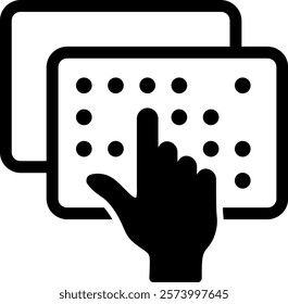 Braille disability disabled hand click accessibility blind read 5931