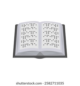 Braille, Disability Vector Illustration Isolated