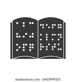 Braille-Symbol eines Buchvektors einzeln
