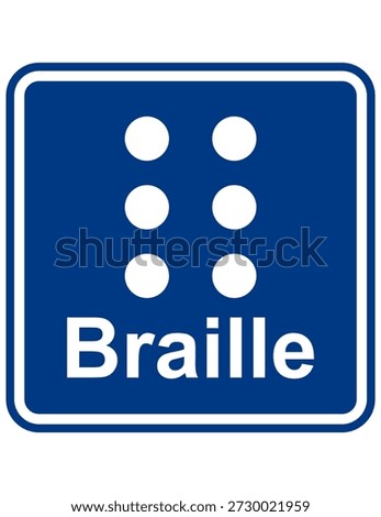 Braille symbol icon. Represents braille information and tactile guidance for visually impaired users. Suitable for public signage and accessibility systems.