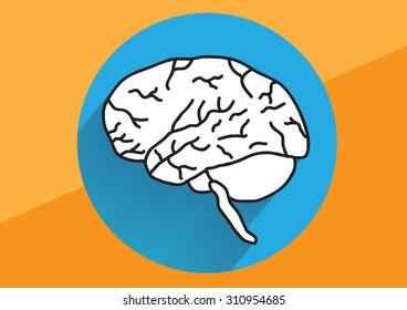 Brain Stock Vector (Royalty Free) 310954685 | Shutterstock