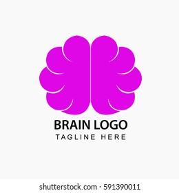 Brain abstract logo template