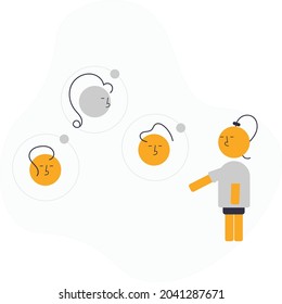 Brain activity abstract concept vector illustration set. Thinking and imagination, problem-solving, brainstorming, idea and fantasy, motivation and inspiration, find solution abstract metaphor.
