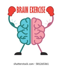 Brain activity illustration